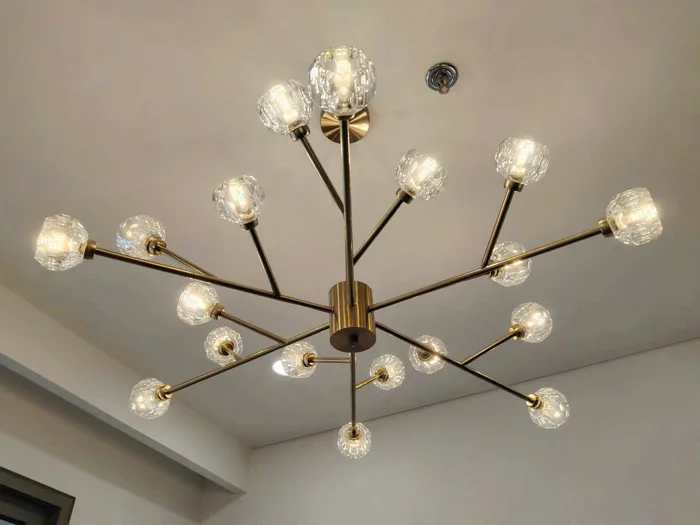 Đèn thả Decor LED 12 tay đơn giản AQ - H1 Đèn thả Decor LED 12 tay đơn giản AQ - H1