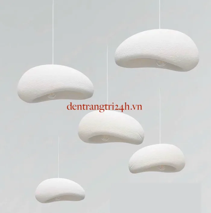 Đèn Thả decor nghệ thuật hình đám mây đường kính 40cm THD85 Đèn Thả decor nghệ thuật hình đám mây đường kính 40cm THD85