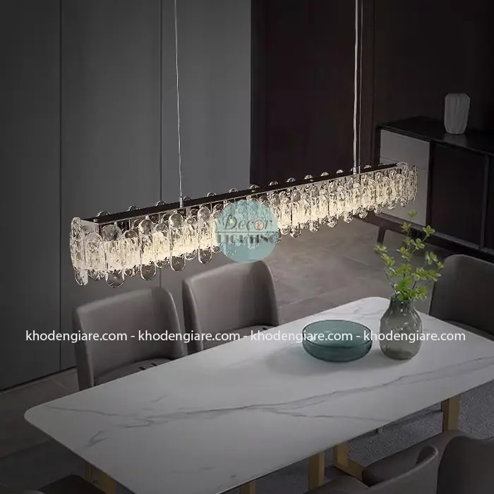 Đèn thả bàn ăn pha lê dáng dài luxury DCL034 - Decor Lighting - Sỉ Lẻ các loại đèn trang trí sang trọng Đèn thả bàn ăn pha lê dáng dài luxury DCL034 - Decor Lighting - Sỉ Lẻ các loại đèn trang trí sang trọng