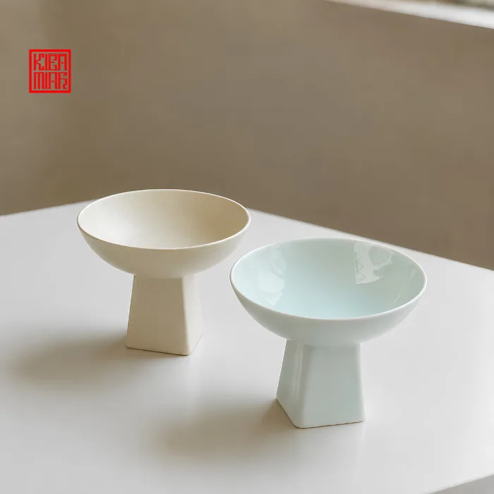 Đĩa gốm sứ chân cao để bánh, đĩa decor, đĩa nhà hàng, đĩa gốm cắm hoa  Ikebana đế cao | Shopee Việt Nam