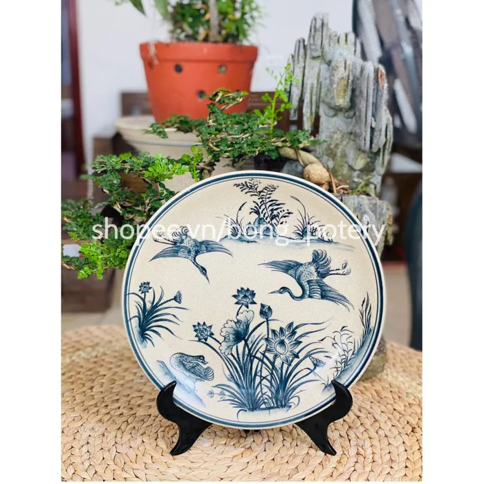 Đĩa Cảnh Trưng Bày Decor - Đĩa Decor - không gian gốm - decor phòng khách |  Shopee Việt Nam
