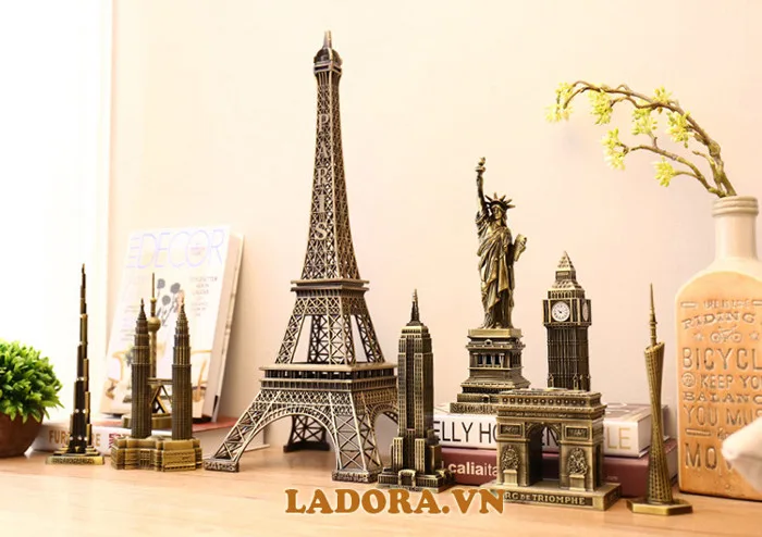 Đồ decor nội thất nhà đẹp và ý nghĩa - Bộ tượng những kỳ quan thế giới