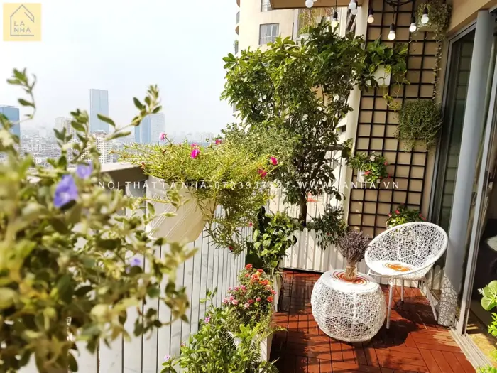 40+ Mẫu trang trí ban công chung cư đẹp và cực chill