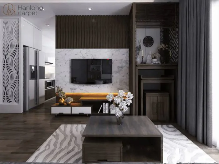 Mẫu decor phòng khách chung cư đẹp tuyệt vời năm 2026