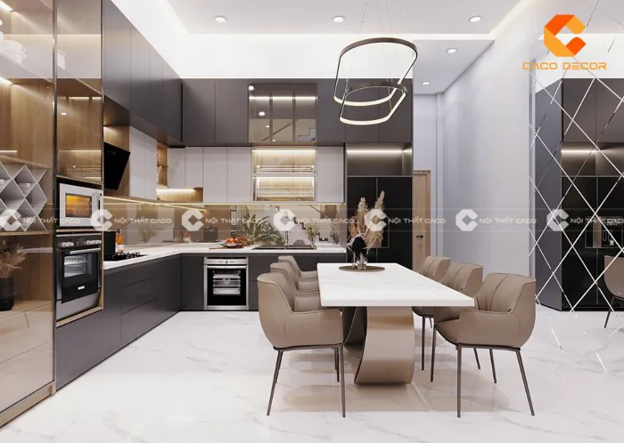 Ý tưởng trang trí phòng bếp đơn giản mà đẹp, dễ thực hiện