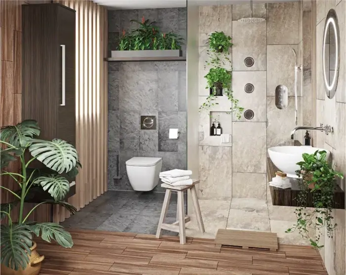 29+ mẫu thiết kế nhà vệ sinh đẹp, hiện đại & tối ưu diện tích