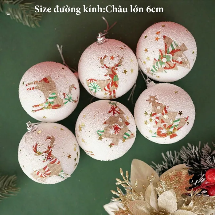 Phụ Kiện Trang Trí Cây Thông Noel - Đồ Decor Giáng Sinh Giá Rẻ Nhiều Mẫu Mã  Dễ Thương