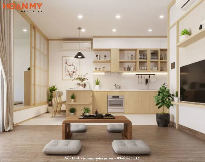 50 Mẫu thiết kế căn hộ phong cách Hàn Quốc đep thu hút