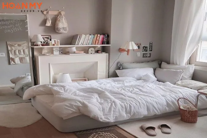 63 Mẫu trang trí phòng ngủ phong cách Hàn Quốc đẹp 2026