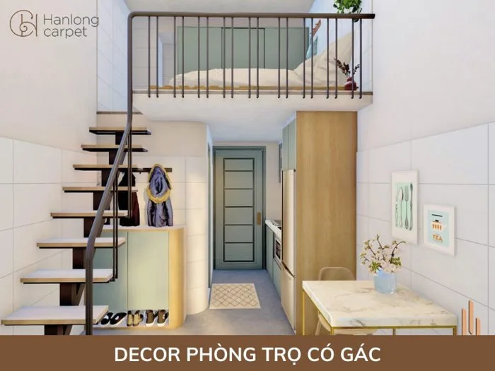 5 Cách Decor Phòng Trọ Có Gác Lửng Đẹp Không Gian Rộng