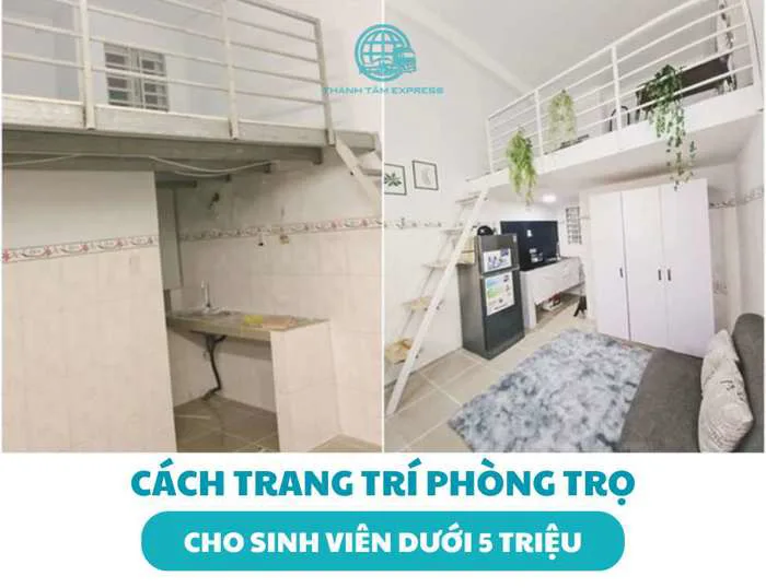 Cách trang trí phòng trọ sinh viên đẹp dưới 5 triệu