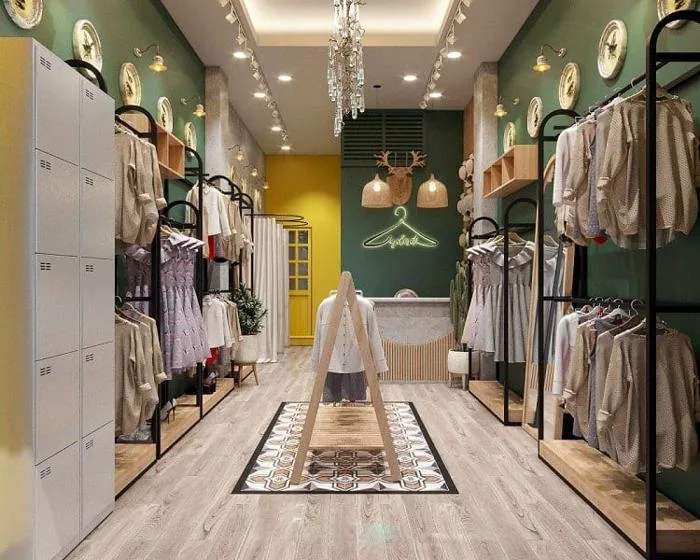 Top mẫu thiết kế shop quần áo nữ nhỏ đẹp thu hút - xu hướng 2024