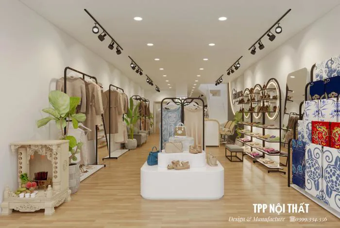 MẪU THIẾT KẾ NỘI THẤT CỬA HÀNG QUẦN ÁO NỮ ĐẸP TẠI HÀ NỘI,HẢI DƯƠNG, TP.HCM  – https://tppnoithat.vn/