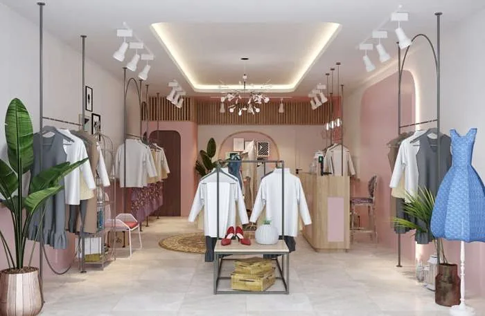 Báo giá thiết kế thi công shop thời trang trọn gói
