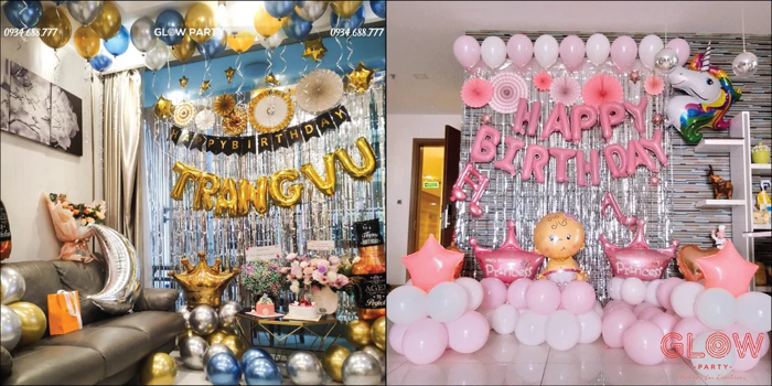 Hướng dẫn tự tay trang trí tiệc sinh nhật tại nhà – Glowstore