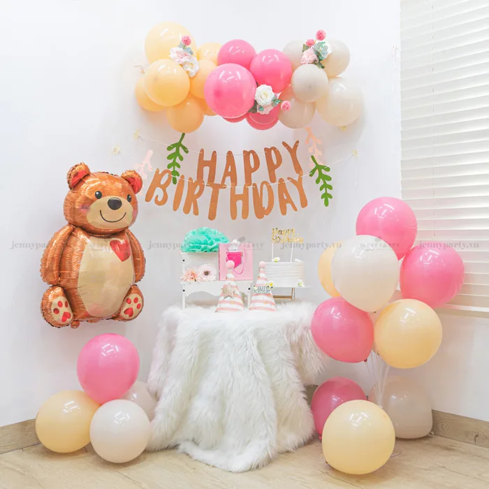 Set Bong Bóng Trang Trí Sinh Nhật Cho Người Lớn - Mini - M.21