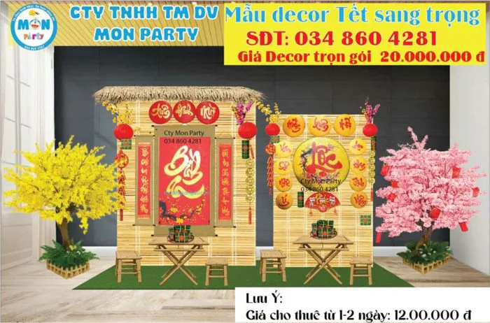 Trang Trí Tiểu Cảnh Tết HCM – Mẫu Đẹp, Giá Tốt 2027 - Tranh Thư Pháp - Quà  Tặng Lưu Niệm - Dịch Vụ ông Đồ
