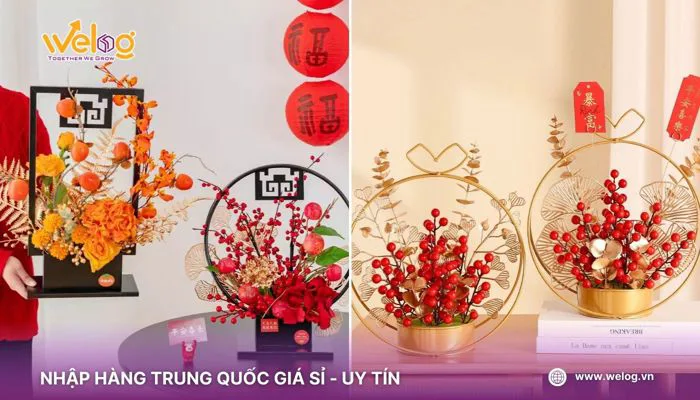5 Nguồn sỉ đồ trang trí Tết giá rẻ, mẫu mã đa dạng cho dân buôn
