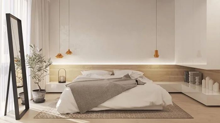 Mẫu thiết kế nội thất phòng ngủ TỐI GIẢN phong cách HIỆN ĐẠI – BEYOURs