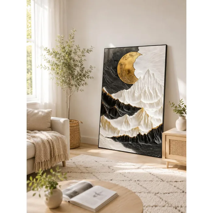 Tranh Decor Hiện Đại, Đồ Decor Tối Giản Treo Tường Phòng Khách, Tranh Decor  Khách Sạn