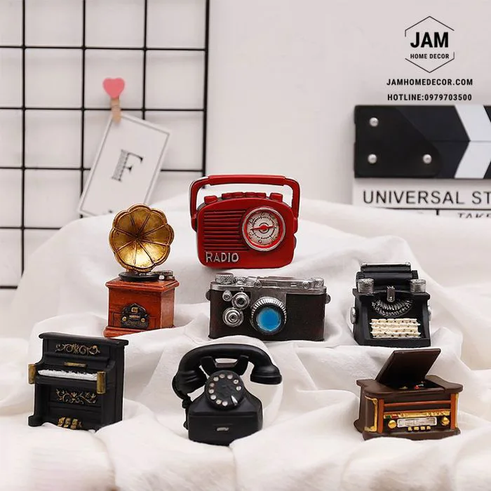 Mô hình cổ điển trang trí phong cách vintage retro - Jam Home Decor