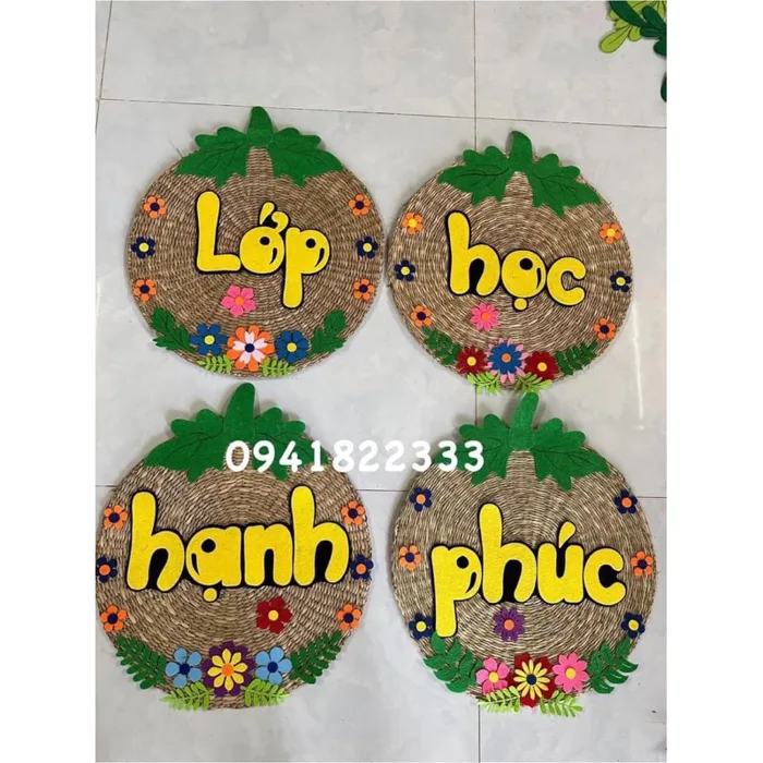 Lớp học hạnh phúc steam- Đồ dùng trang trí mầm non Lớp học hạnh phúc steam- Đồ dùng trang trí mầm non