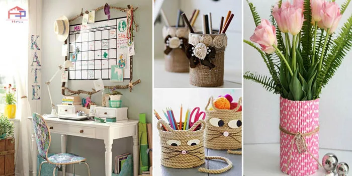 7 ý tưởng làm đồ handmade trang trí bàn học độc đáo, ấn tượng
