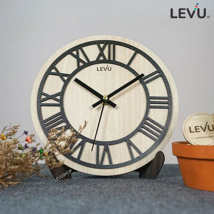 Đồng hồ để bàn Gỗ Decor trang trí nhà cửa tối giản LEVU-DH21 • LEVUSHOP Đồng hồ để bàn Gỗ Decor trang trí nhà cửa tối giản LEVU-DH21 • LEVUSHOP