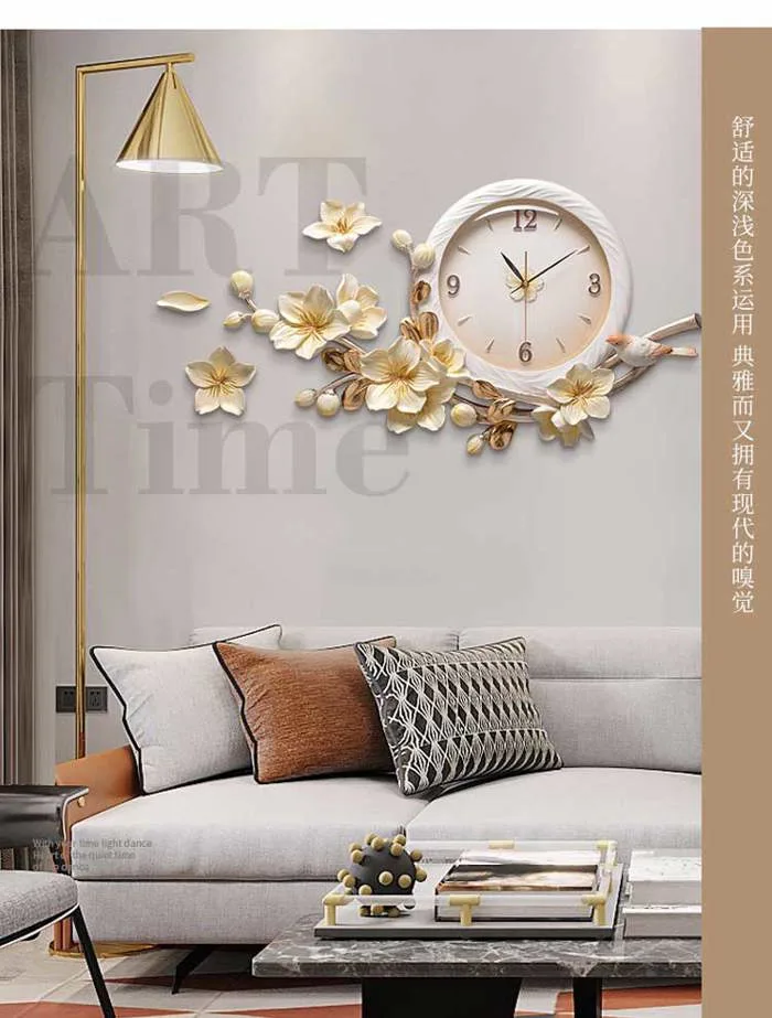 Đồng hồ treo tường nghệ thuật DHT 018 Đồng hồ treo tường nghệ thuật DHT 018