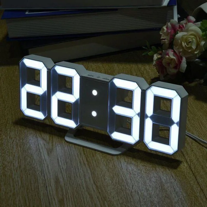Đồng hồ led để bàn đồng hồ decor (kèm dây đầu usb + 1 pin) Đồng hồ led để bàn đồng hồ decor (kèm dây đầu usb + 1 pin)