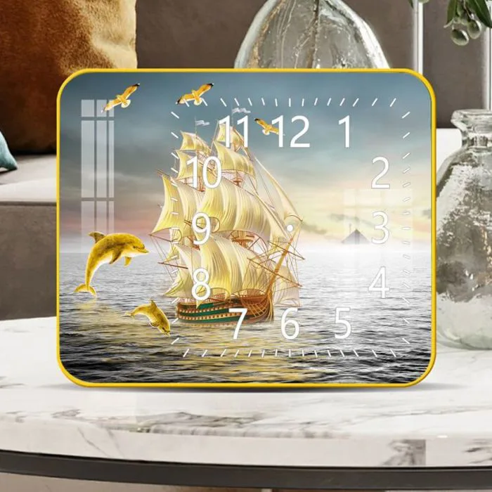 Đồng Hồ Để Bàn Tráng Gương Cao Cấp - Decor Trang Trí bàn làm việc, bàn học  DHB1282201 | Lazada Việt Nam