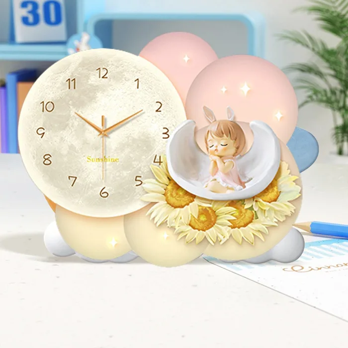 Đồng Hồ Để Bàn Mẫu Đồng hỒ Mini Để Bàn Làm Việc, Bàn Học, Tranh Trí Tủ Kệ,  Giá Sách