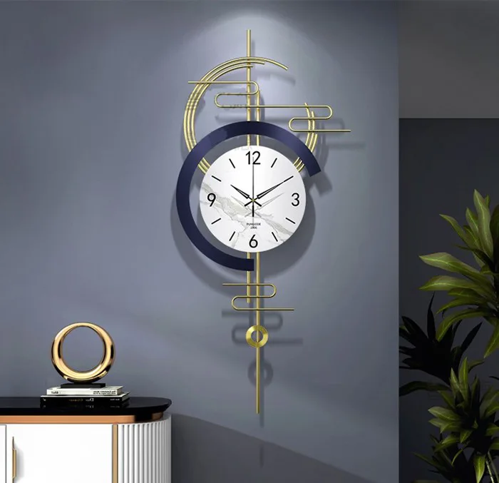 Đồng Hồ Treo Tường Hiện Đại Phù Hợp Làm Decor Phòng Khách Nhỏ