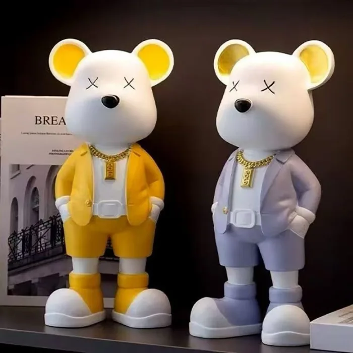 Tượng Gấu Bear Đứng Trang Trí – Decor Phòng Khách, Kệ Tivi, Phòng Trẻ Em, Kệ Trang Trí | Shopee Việt Nam