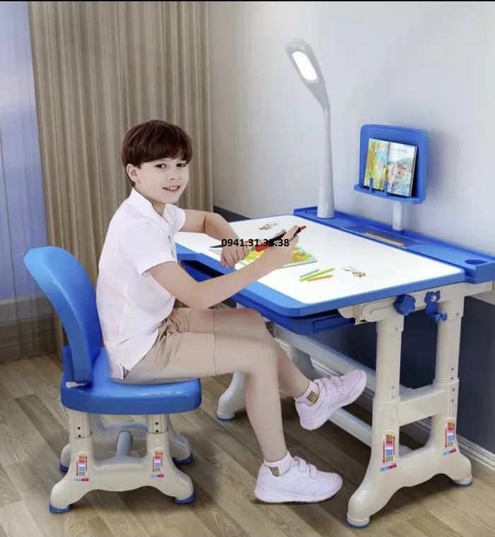 BỘ BÀN GHẾ HỌC SINH THÔNG MINH CHỐNG GÙ , CHỐNG CẬN TP.HCM LINHLANDECOR.COM  - LINH LAN DECOR