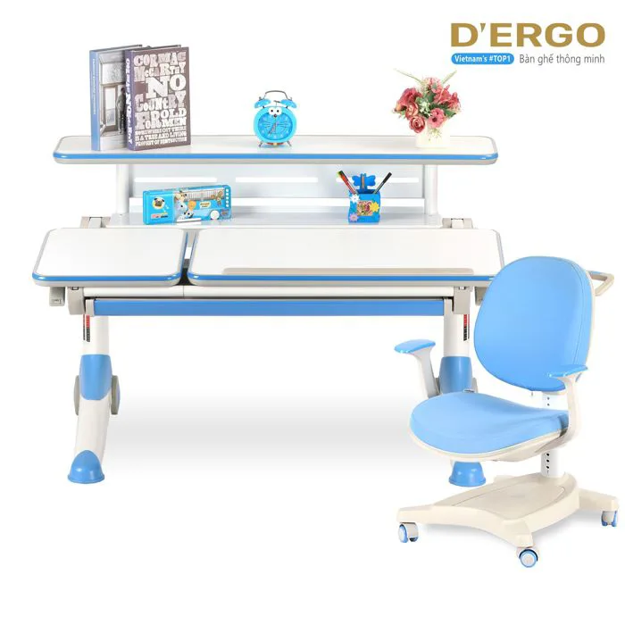 Bộ bàn học thông minh chống gù chống cận Hanover D01LD - C01A-C11A