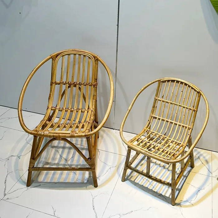 Ghế lười thư giãn mây tre con sò Cao Cấp trang trí sân vườn ban công, decor  nhà | Nội Thất Hữu Bằng