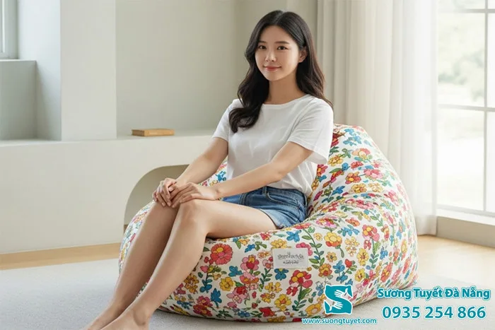 Kiến Tạo Không Gian Sống Lý Tưởng Với Ghế Lười Hạt Xốp Đa Năng
