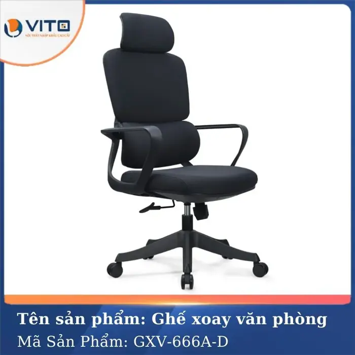 Ghế xoay văn phòng GXV-666A-D