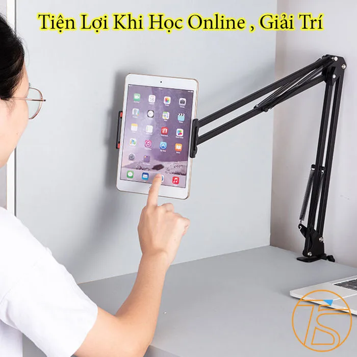 Giá đỡ điện thoại đa năng kẹp bàn, kẹp đầu giường - Giá treo ipad học  online, xem phim, đọc báo | Lazada Việt Nam