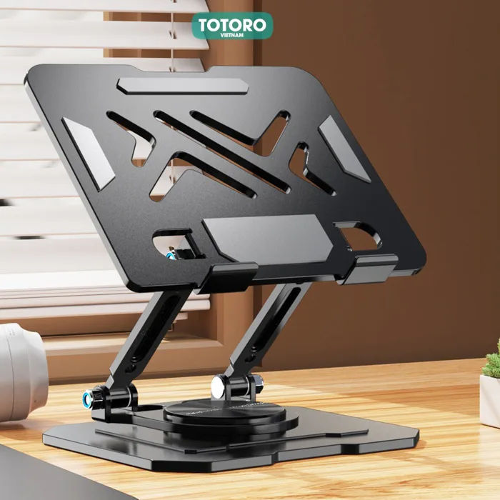Giá đỡ Điện thoại Máy tính Bảng iPad HỢP KIM Xoay 360 độ Gấp gọn TPS Kệ đỡ  iPhone Android Table
