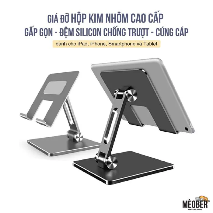 Giá Đỡ iPad, Điện Thoại, Máy Tính Bảng Gấp Gọn – MèoBer®