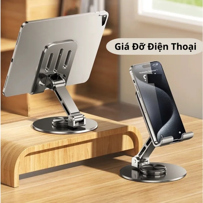 Giá đỡ điện Thoại, Ipad Kiêm Loại C-003/ 8001 Xoay 360 độ và Giá Đỡ Điện  Thoại Folding F10 - LINH KIỆN LÂM MUSIC
