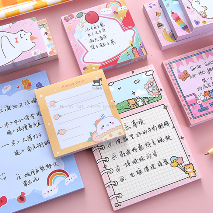 Tập 80 Sticky Note Kẹo Ngọt Giấy Note Ghi Chú Cute Dễ Thương Trang Trí  Bullet Journal - Tiệm Ngựa Gỗ Sticky Note Thiết Kế Đáng Yêu - Lazada |  Lazada Việt Nam