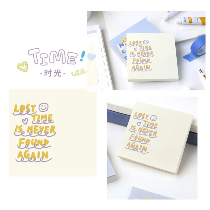 Giấy Note - Tập 100 Tờ Memo Pad Ghi Chú Tình Yêu Trong Những Mảnh Ghép