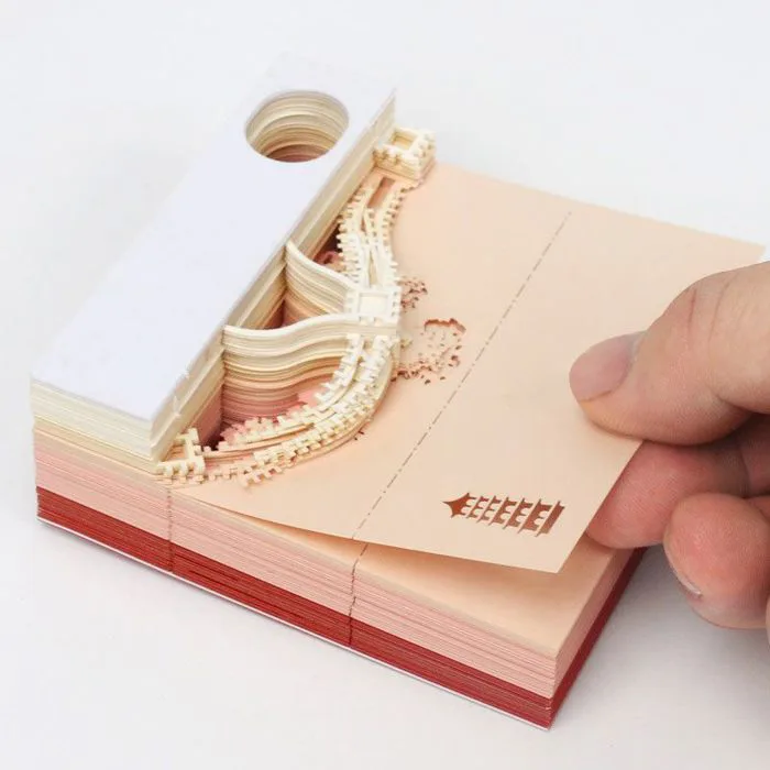 Giấy Note Ghi Chú 3D (Omoshiboi Block Memo Pad)