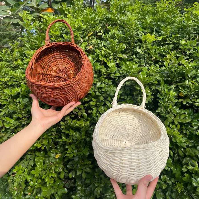 Giỏ mây tre đan treo tường cắm hoa, đựng đồ hành tỏi không mốc, rổ đựng đồ đa năng decor nhà bếp | Shopee Việt Nam Giỏ mây tre đan treo tường cắm hoa, đựng đồ hành tỏi không mốc, rổ đựng đồ đa năng decor nhà bếp | Shopee Việt Nam
