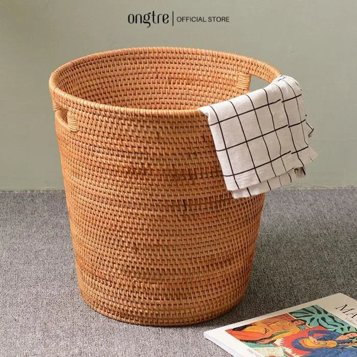 Giỏ mây guột ONGTRE đựng đồ dùng,quần áo, decor cho gia đình, Khách sạn, Resost - ONGTRE Giỏ mây guột ONGTRE đựng đồ dùng,quần áo, decor cho gia đình, Khách sạn, Resost - ONGTRE
