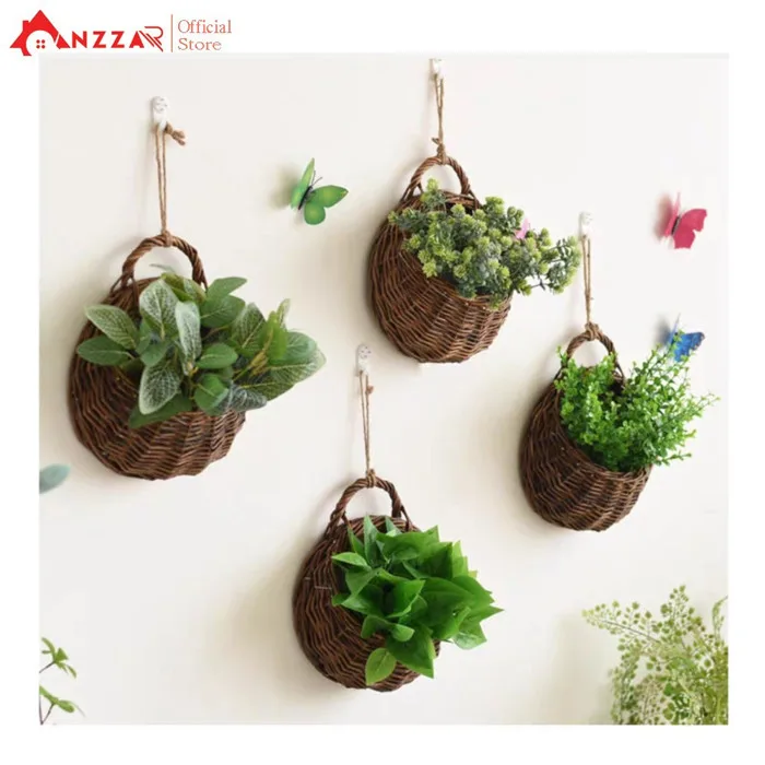 Giỏ mây treo tường trang trí, decor nhà hàng, quán cà phê độc đáo - Anzzar Home Decor Giỏ mây treo tường trang trí, decor nhà hàng, quán cà phê độc đáo - Anzzar Home Decor