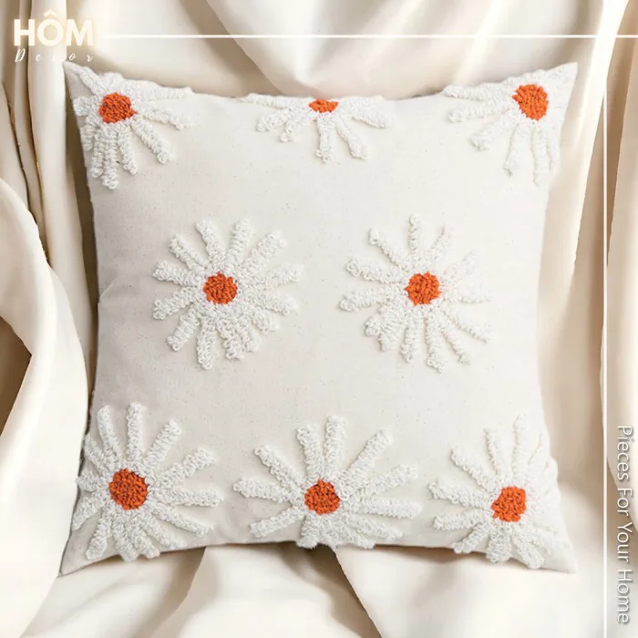 Gối trang trí cao cấp, gối sofa | Size 45x45cm | 2 mẫu tùy chọn | HÔM Decor  | Shopee Việt Nam